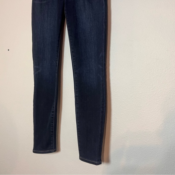 Madewell 9” High-Rise Skinny Jeans Size 26 Dark Wash - Picture 2 of 13